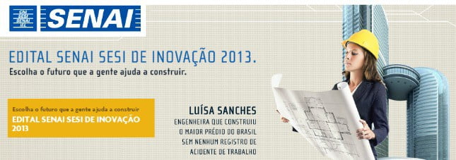 Edital SENAI SESI de Inovação 2013