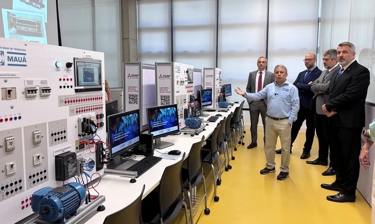 Mitsubishi Electric e Instituto Mauá inauguram laboratório de automação industrial Mitsubishi Electric e Instituto Mauá inauguram laboratório de automação industrial