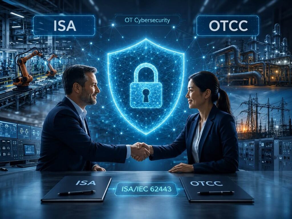 ISA e OTCC firmam parceria para adoção da ISA/IEC 62443 na indústria ISA e OTCC firmam parceria para adoção da ISA/IEC 62443 na indústria